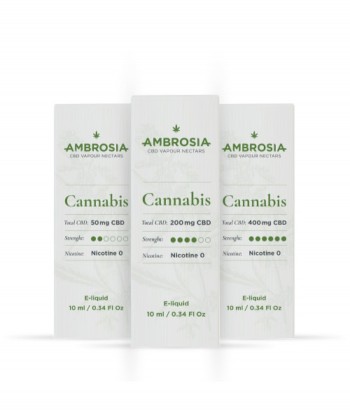 Ambrosia E-liquids with CBD - Enecta - Cannabis flavour